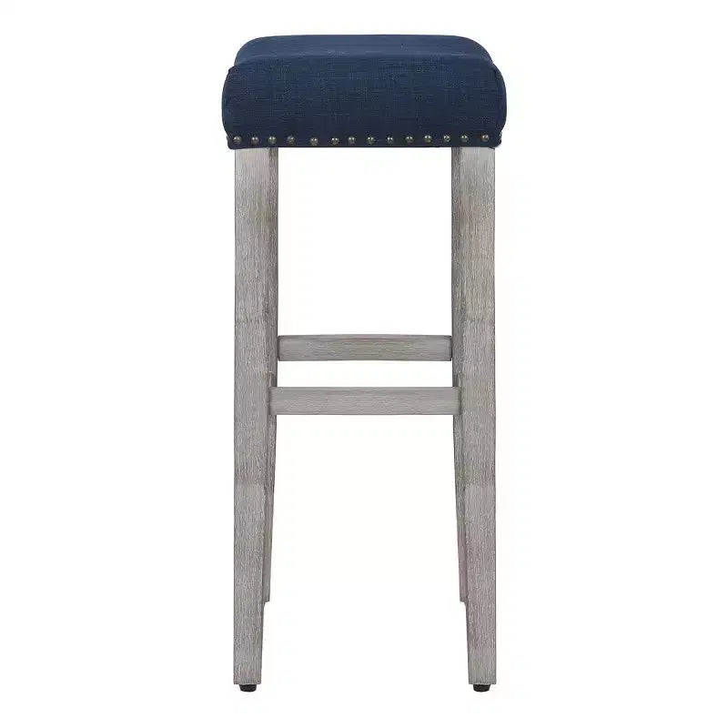 WestinTrends Tabouret de comptoir 29 avec siège rembourré en forme de selle