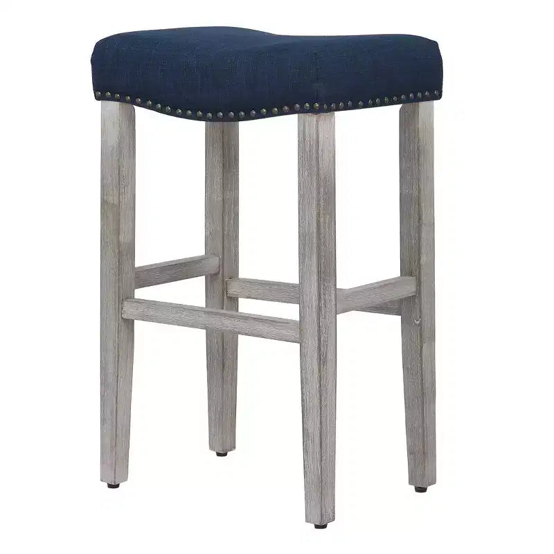 WestinTrends Tabouret de comptoir 29 avec siège rembourré en forme de selle