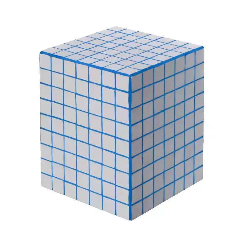 Table d'appoint rectangulaire en céramique carreautée JONATHAN Y Callista, style bohémien moderne