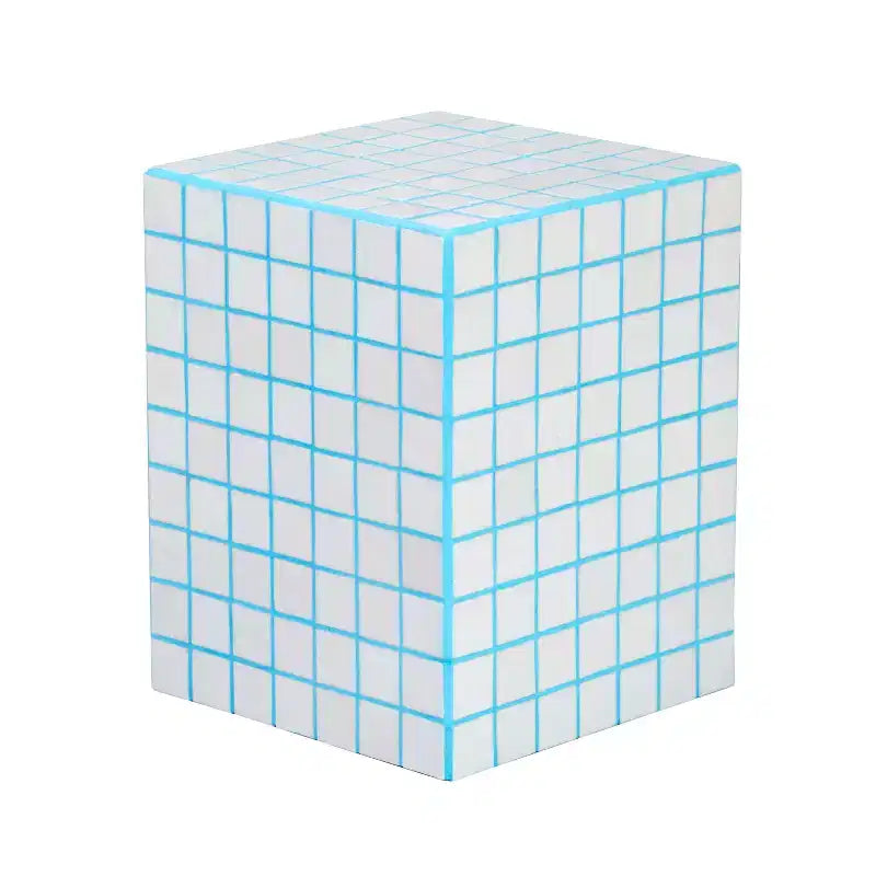 Table d'appoint rectangulaire en céramique carreautée JONATHAN Y Callista, style bohémien moderne