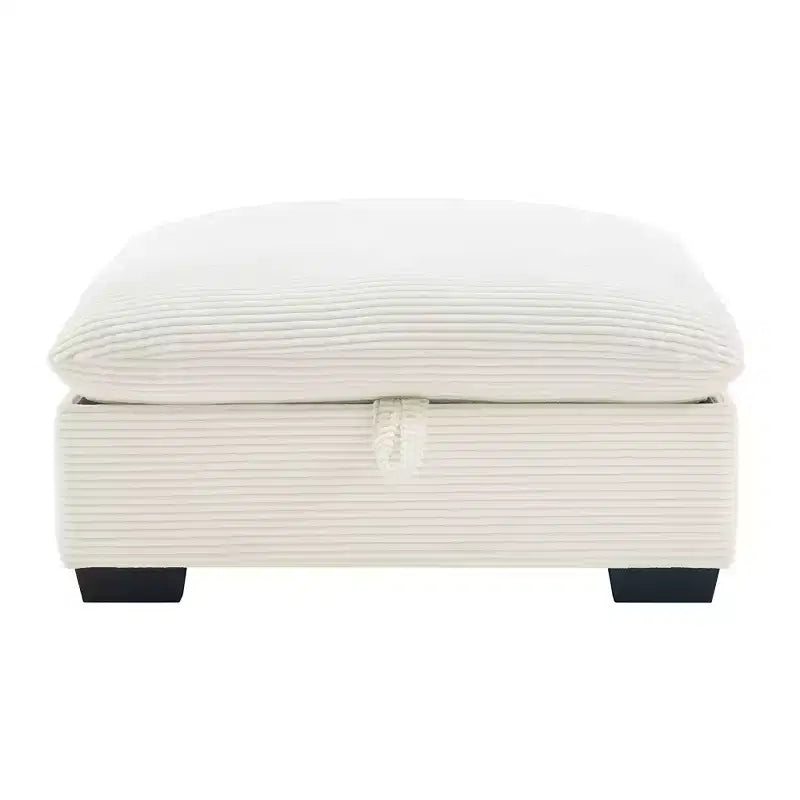 Christopher Knight Home Nelly 36.6 Corduroy Storage Ottoman Footrest
