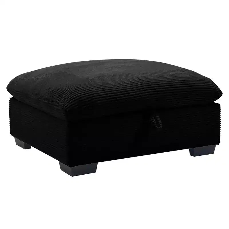 Christopher Knight Home Nelly Pouf de rangement en velours côtelé de 93 cm