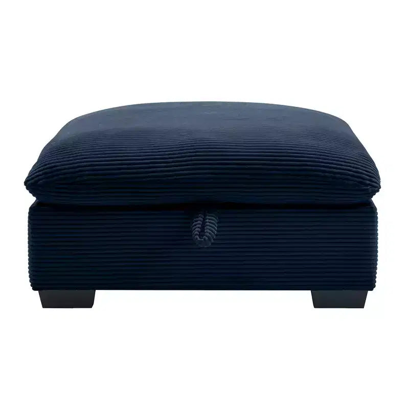 Christopher Knight Home Nelly Pouf de rangement en velours côtelé de 93 cm