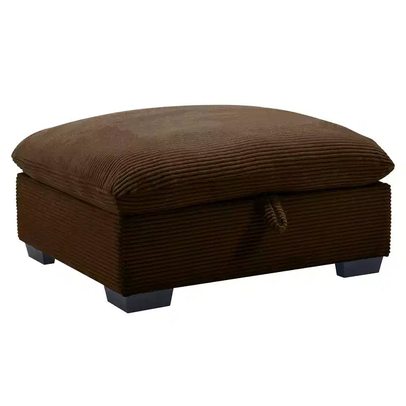 Christopher Knight Home Nelly Pouf de rangement en velours côtelé de 93 cm