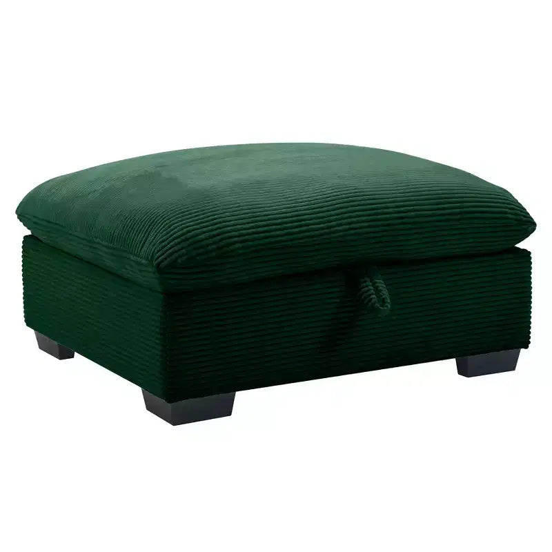 Christopher Knight Home Nelly Pouf de rangement en velours côtelé de 93 cm