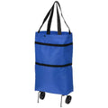 Sac à provisions pliable étanche avec roues Unique Bargains 13-18 pouces