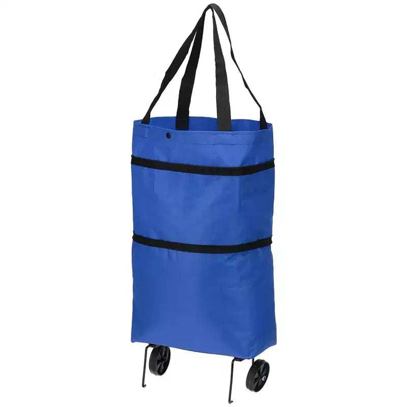 Sac à provisions pliable étanche avec roues Unique Bargains 13-18 pouces