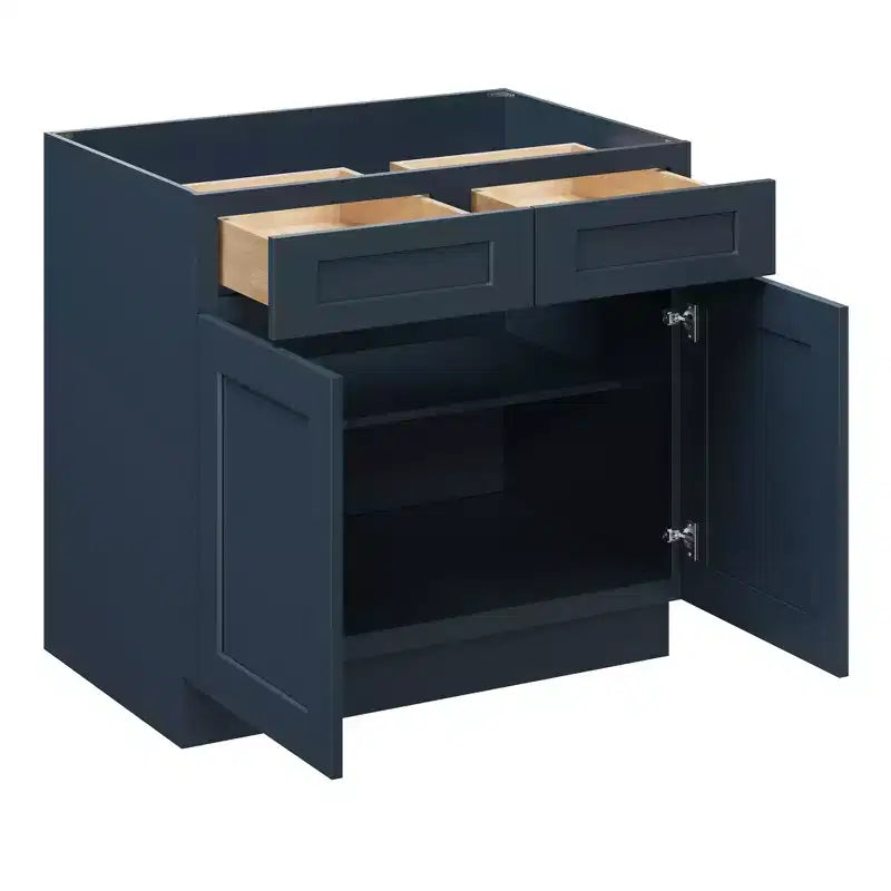 Meuble de cuisine bas CASAINC de 30 po L x 24 po P x 34,5 po H avec tiroir et charnières à fermeture amortie, en contreplaqué, armoire RTA