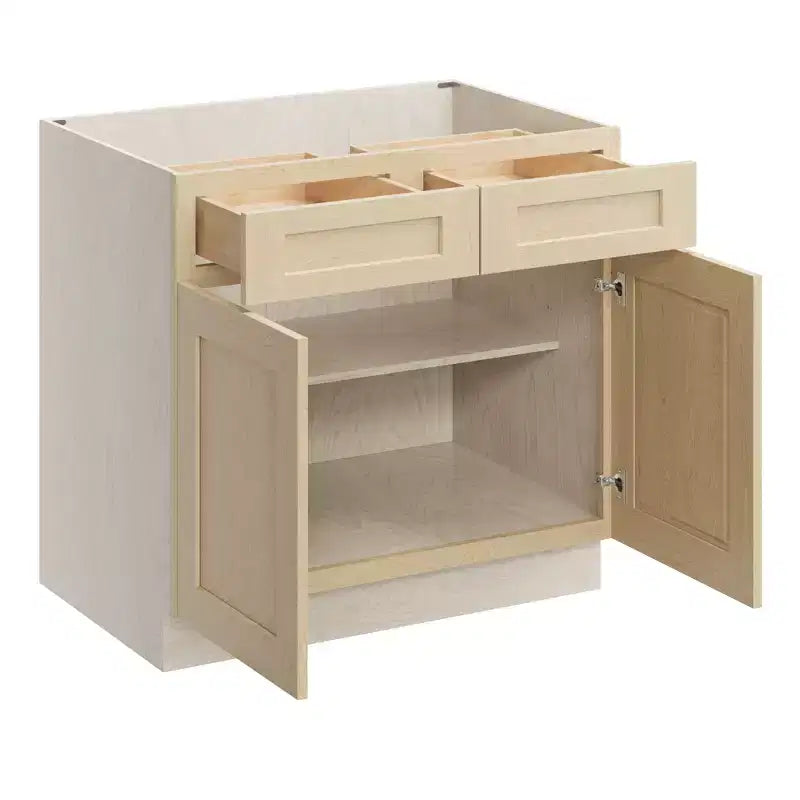 Meuble de cuisine bas CASAINC de 30 po L x 24 po P x 34,5 po H avec tiroir et charnières à fermeture amortie, en contreplaqué, armoire RTA