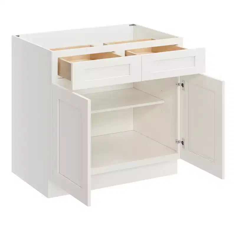 Meuble de cuisine bas CASAINC de 30 po L x 24 po P x 34,5 po H avec tiroir et charnières à fermeture amortie, en contreplaqué, armoire RTA