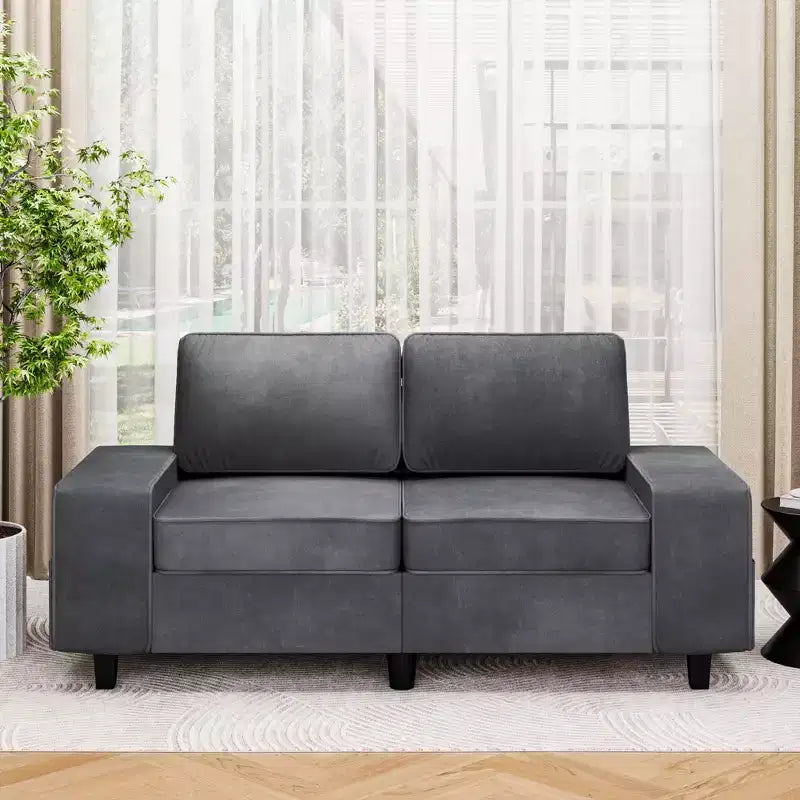 Causeuse d'intérieur de style moderne Uptiot avec poches latérales