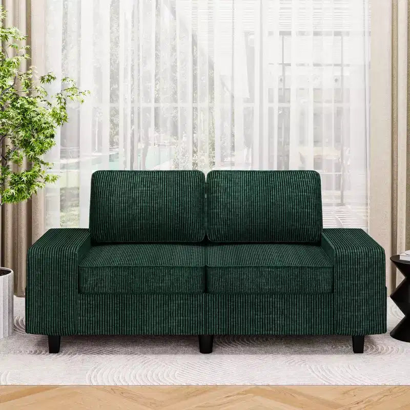 Causeuse d'intérieur de style moderne Uptiot avec poches latérales