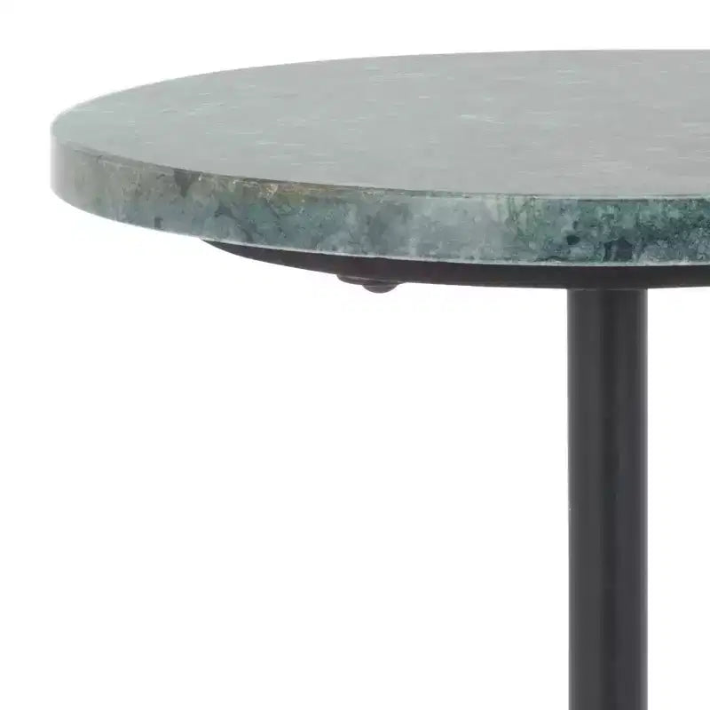 Table d'appoint ronde Karik - ACC3735A - Vert foncé/Noir - Safavieh