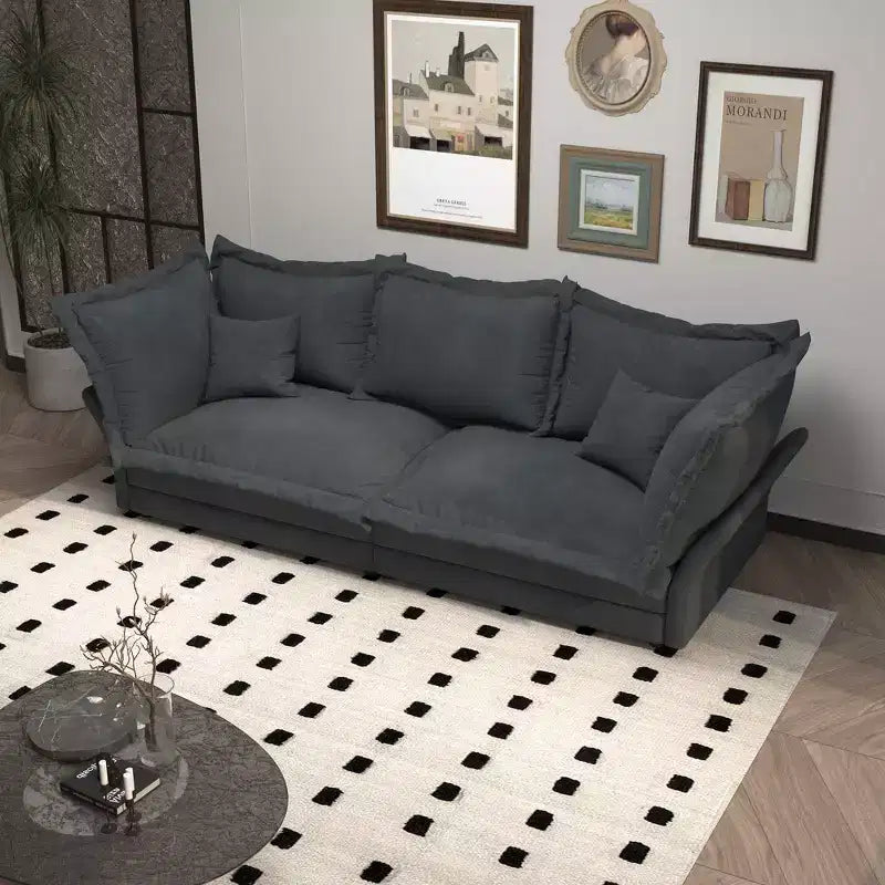 Canapé et méridienne Whisen Cloud avec coussins multiples et design luxueux pour un confort optimal
