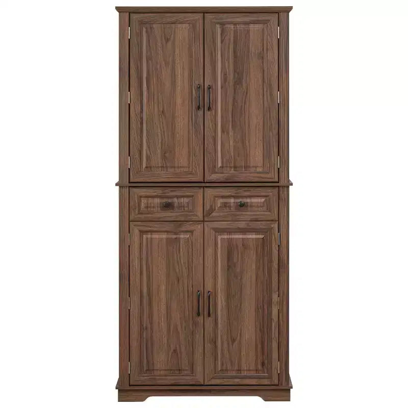 sumyeg 71 Armoire de cuisine avec organisateurs coulissants, 6 étagères de porte et tiroirs