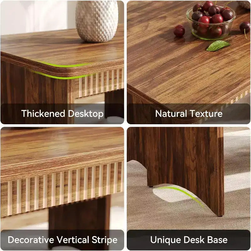 Table à manger Lantine 55 avec 2 bancs, ensemble de table à manger pour 4 à 6 personnes, table de cuisine de ferme avec banc, ensemble de table de salle à manger