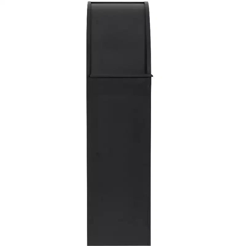 Étagère, 4 niveaux 116 cm Bibliothèque sur pied en bois avec arche, Grand organiseur de rangement pour bibliothèque, chambre, salon, noir