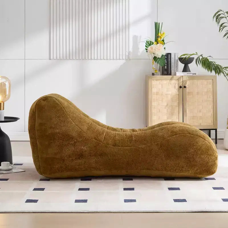 Canapé pouf créatif pour adultes, garni d'une éponge de haute qualité, moelleuse et élastique, épousant les courbes du corps humain.