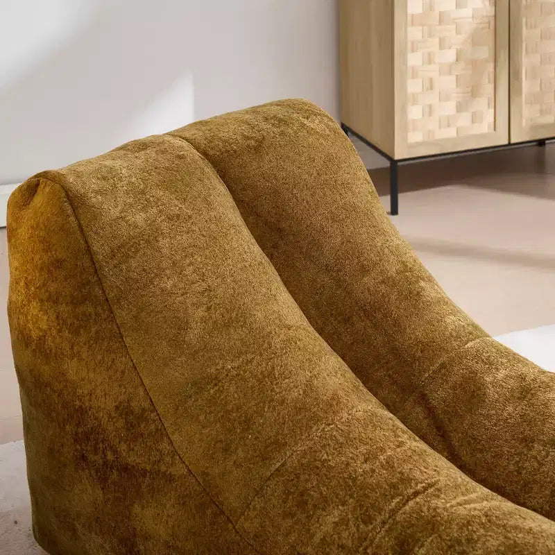 Canapé pouf créatif pour adultes, garni d'une éponge de haute qualité, moelleuse et élastique, épousant les courbes du corps humain.