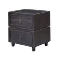 Leo 2 - Table d'appoint avec tiroir et design modulable | ART OF LIVING DESIGNS-NOIR