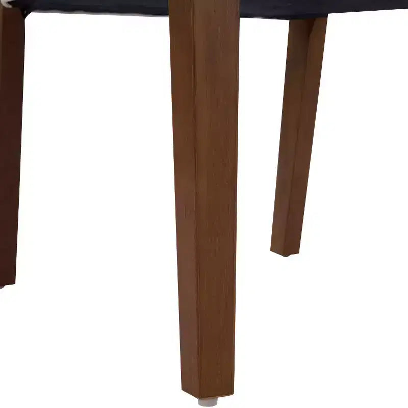 Christopher Knight Home Sungjin Chaises de salle à manger sans accoudoirs rembourrées en bois d'hévéa moderne (Lot de 2)