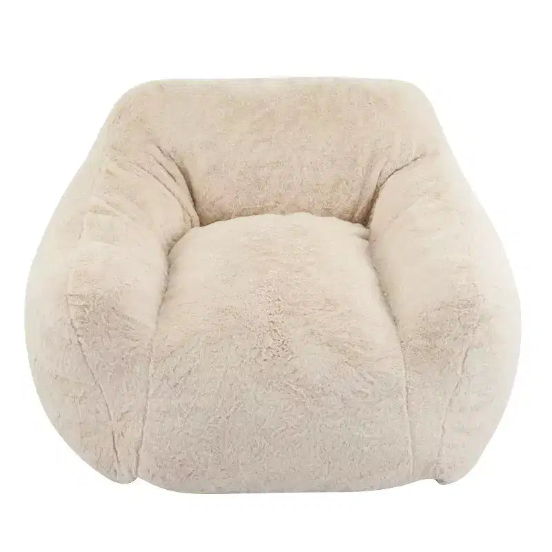 Fauteuil pouf de style Auch Indoor, Beige