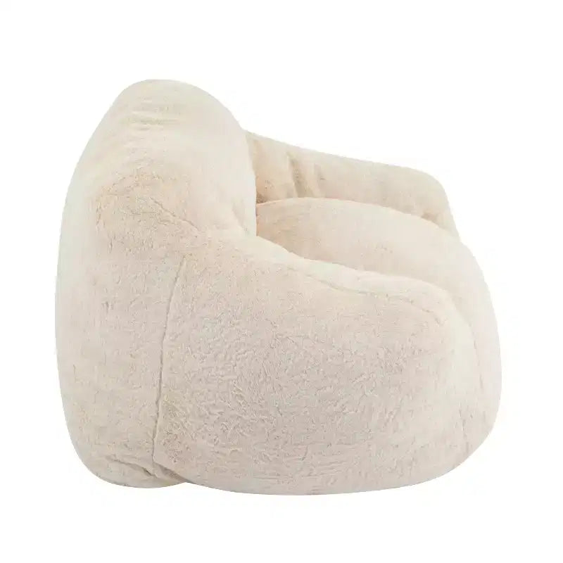 Fauteuil pouf de style Auch Indoor, Beige