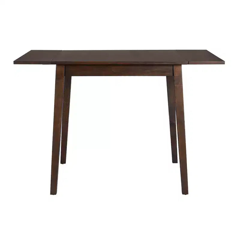 Ensemble de salle à manger extensible 3 pièces avec 2 chaises rembourrées, table à manger en bois avec abattants pour petit espace