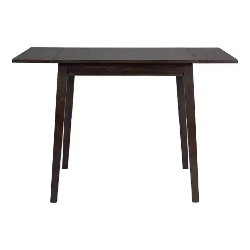 Ensemble de salle à manger extensible 3 pièces avec 2 chaises rembourrées, table à manger en bois avec abattants pour petit espace