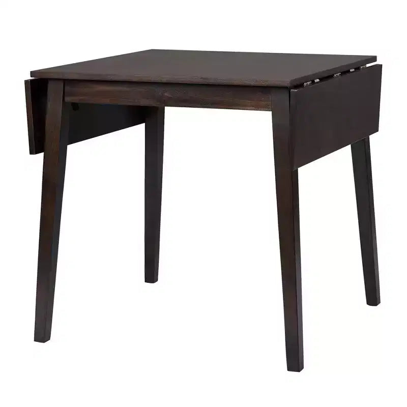 Ensemble de salle à manger extensible 3 pièces avec 2 chaises rembourrées, table à manger en bois avec abattants pour petit espace