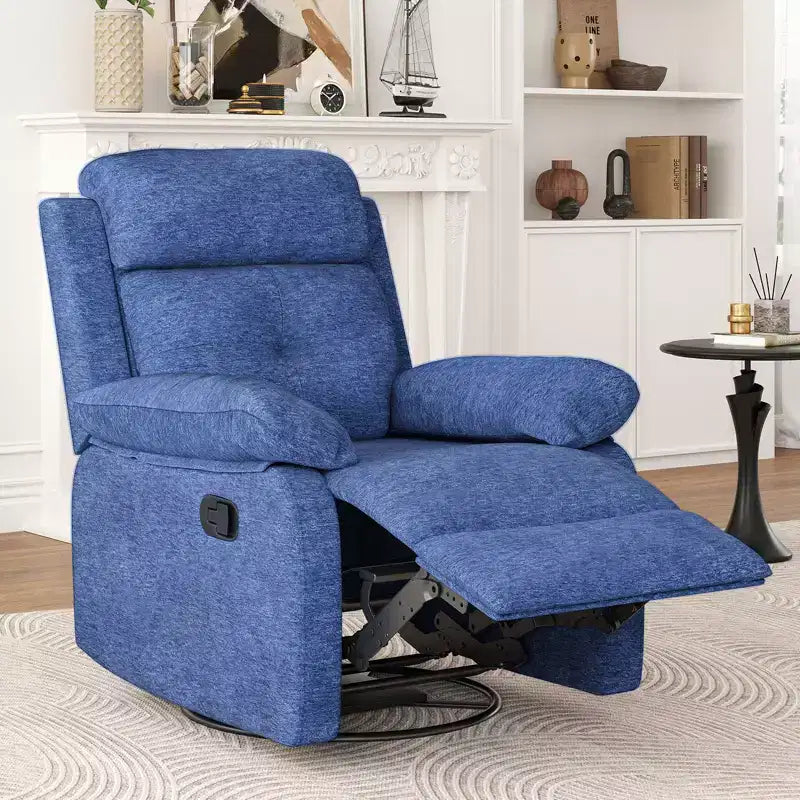 Fauteuil inclinable rembourré pivotant à 360° GDFStudio Janna