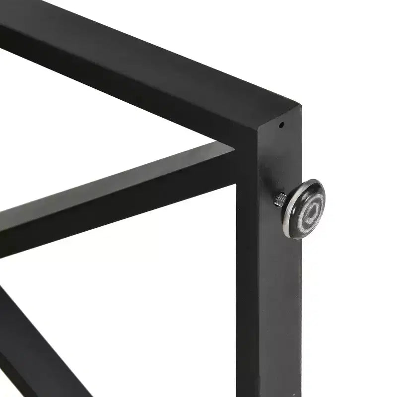 Bureau d'angle réversible en forme de L brun 55 pouces avec tiroirs et lumières LED et 4 étagères de rangement ouvertes en verre