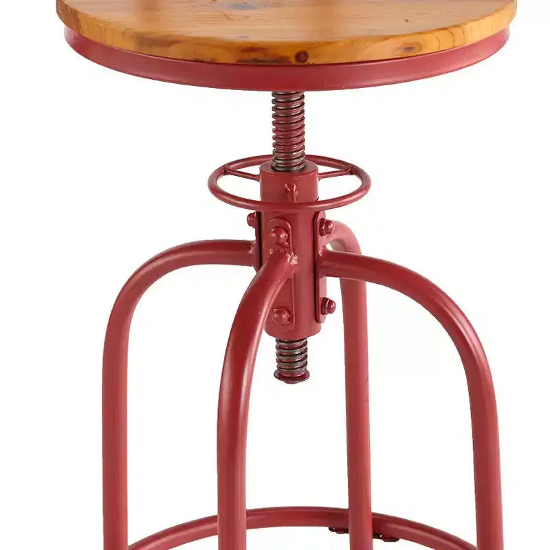 Tabouret réglable et pivotant Lakeside Collection avec dossier -