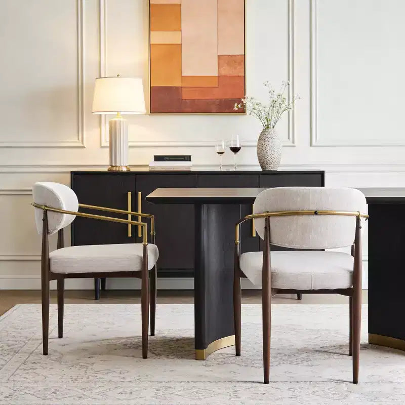 Christopher Knight Home Elodie Chaises de salle à manger modernes rembourrées (Lot de 2)