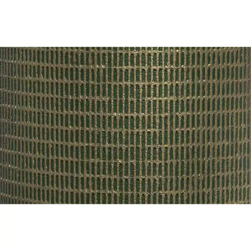 Table d'appoint Ambroise style industriel moderne en aluminium moulé, 33 cm de large, patine vert clair, entièrement assemblée