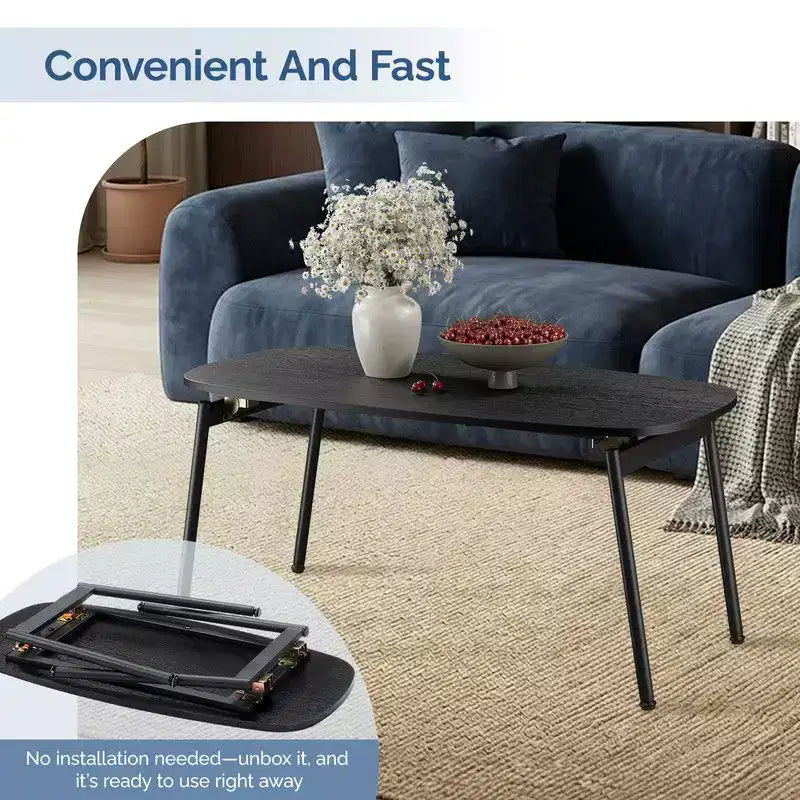 Table basse pliante Karl Home sans rangement pour le salon