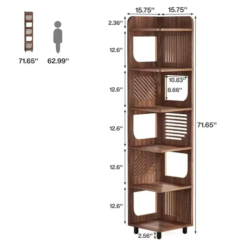 Meuble de rangement haut GDFStudio Sapir moderne de 72 po