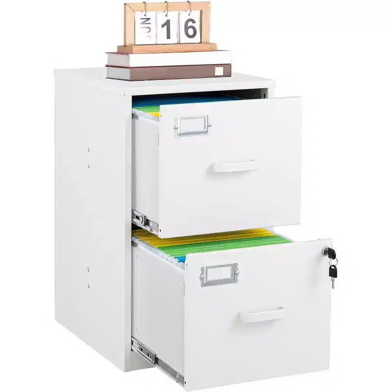 BALHAM TRADE-2 Drawer File Cabinet with Lock Metal Office Filing Cabinets for Home Office Storage