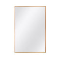HomeRoots 36 Gold Aluminum Framed Accent Mirror