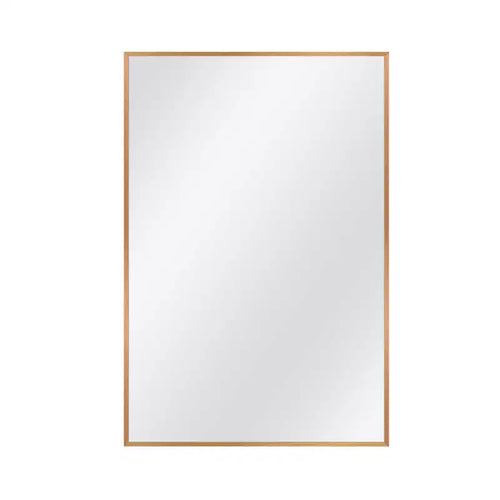 HomeRoots 36 Gold Aluminum Framed Accent Mirror