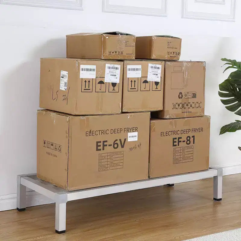 Étagère de rangement commerciale en aluminium, capacité de 1000 lb, robuste, pour cuisine de restaurant, supermarché, garage