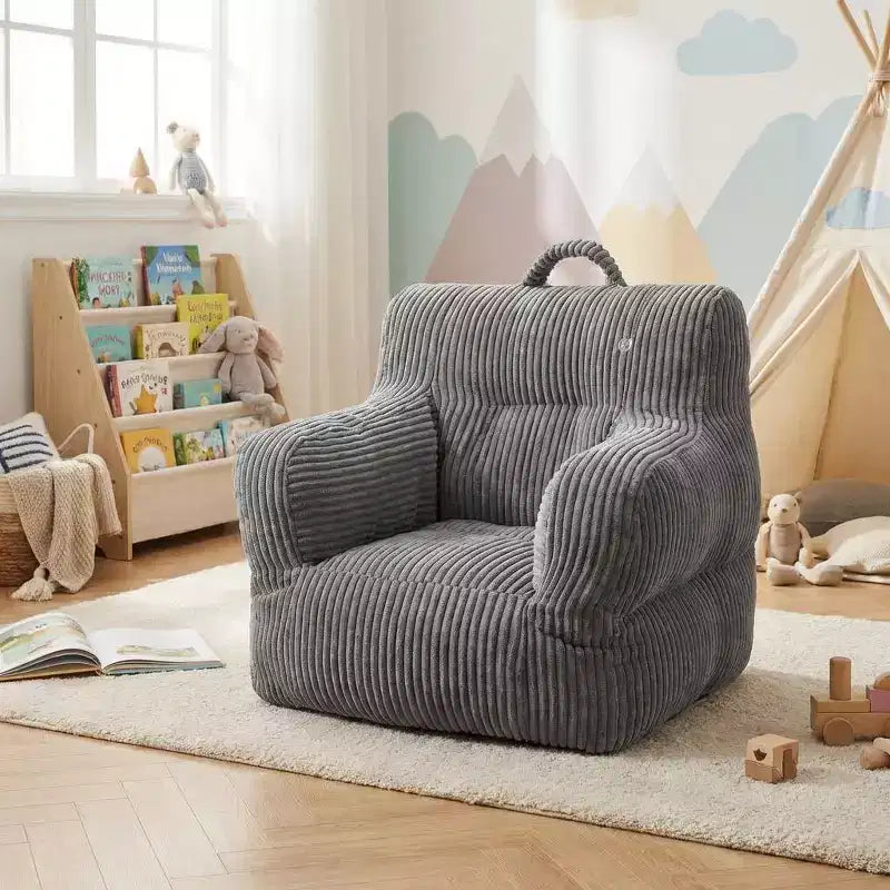 Kids Bean Bag Chair  Comfy Toddler Bean Bag Sofa with Filler for Living Room, Bedroom & Apartment