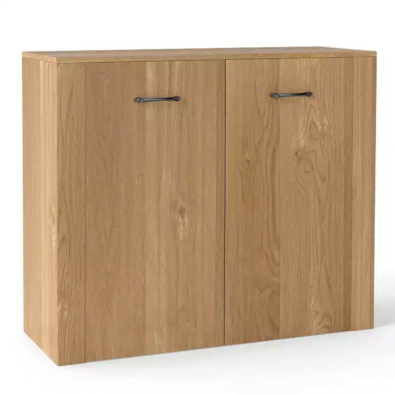 Meuble de rangement au sol Costway Buffet vaisselier avec portes doubles et bar à café en bois