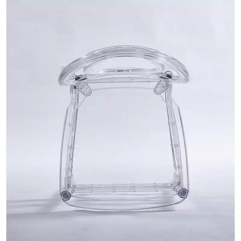Lot de 4 chaises de mariage ou de salle à manger avec assises en plastique, durables et faciles à monter