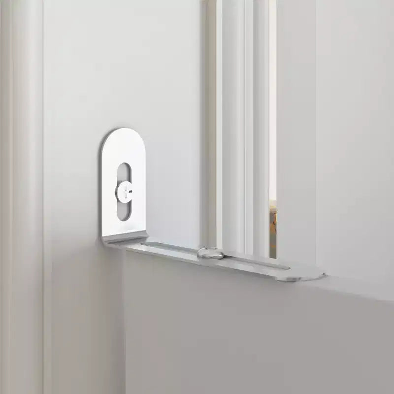Étagère murale et présentoir blanc Famapy avec bureau rabattable et éclairage LED
