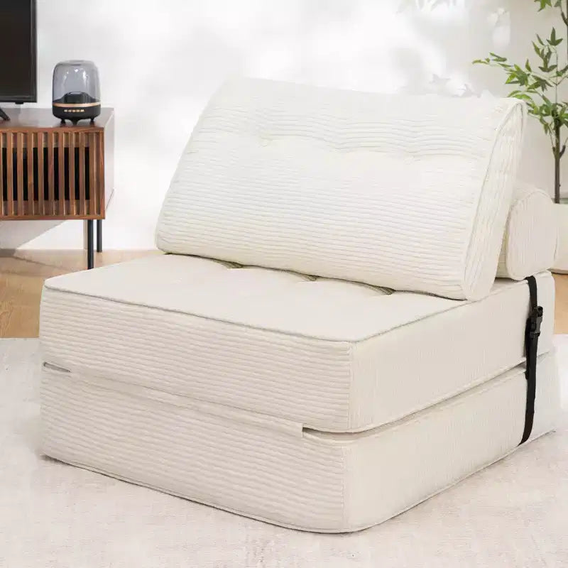 WARMOUNTS Canapé-lit pliant avec dossier réglable, fauteuil-lit portable pour salon et bureau