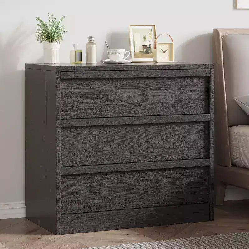 Buffet 3 tiroirs Acekool, meuble de rangement moderne pour salle à manger, chambre et entrée
