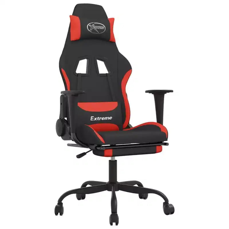 vidaXL Chaise de jeu noir et crème