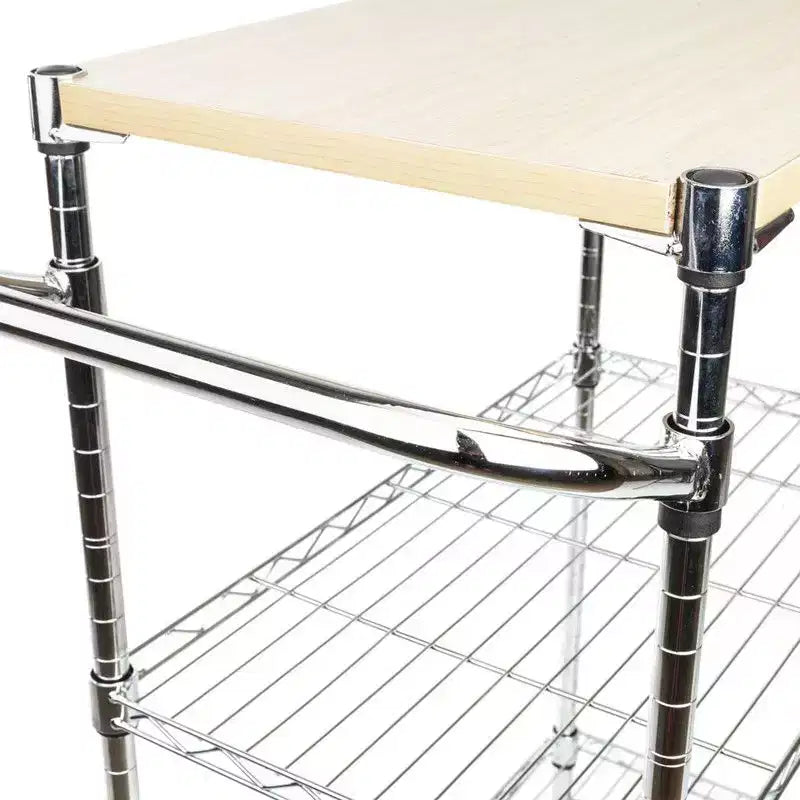 Chariot de rangement à roulettes de 85,1 cm H x 71,1 cm L