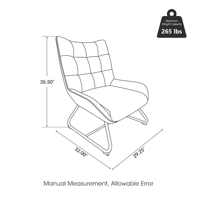 Lot de 2 fauteuils d'appoint à oreilles avec pieds en métal, revêtement en similicuir de 90 cm de hauteur